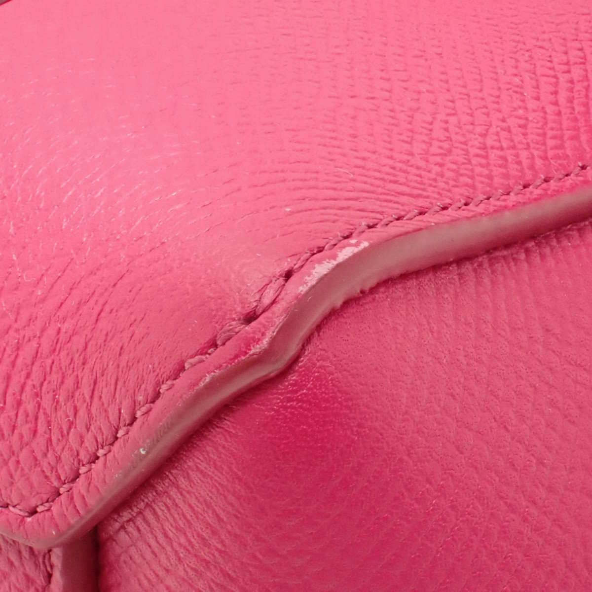 Nano Belt Bag 粉色粒面小牛皮腰包,货号 189003ZVA