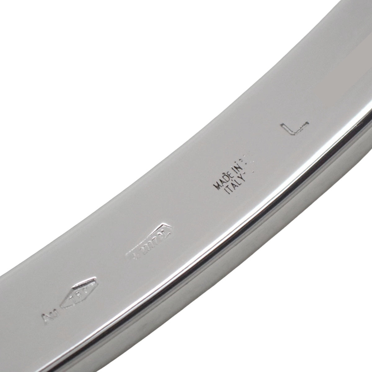 バングル ダイヤモンド ホワイトゴールド K18WG 32.4g