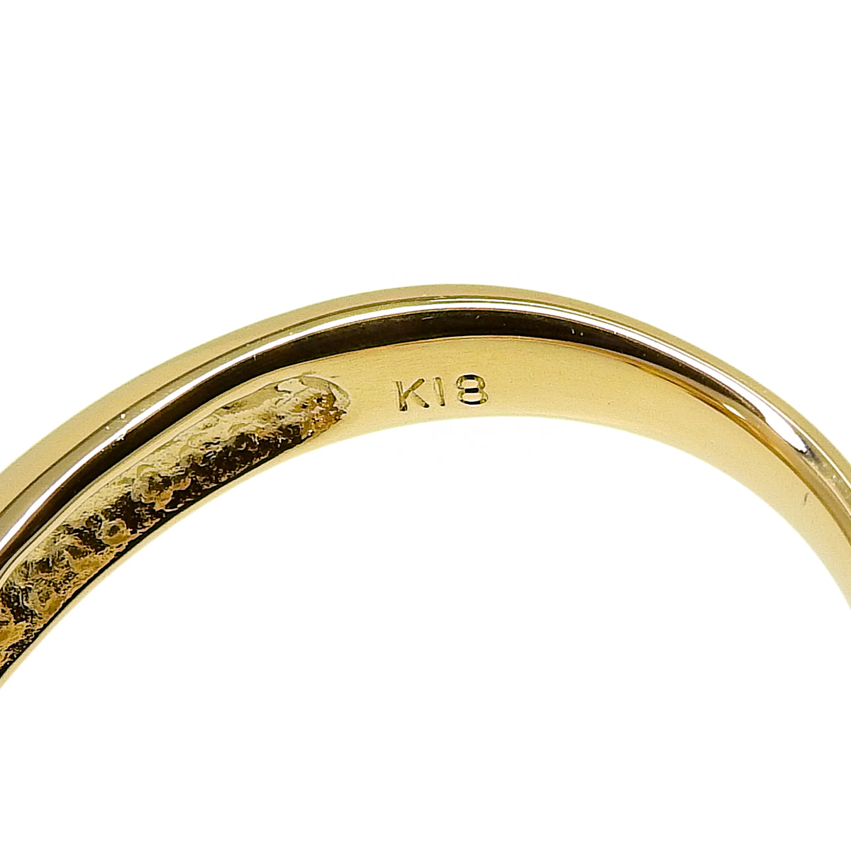 ダイヤモンド リング D0.50 K18YG 5.6g