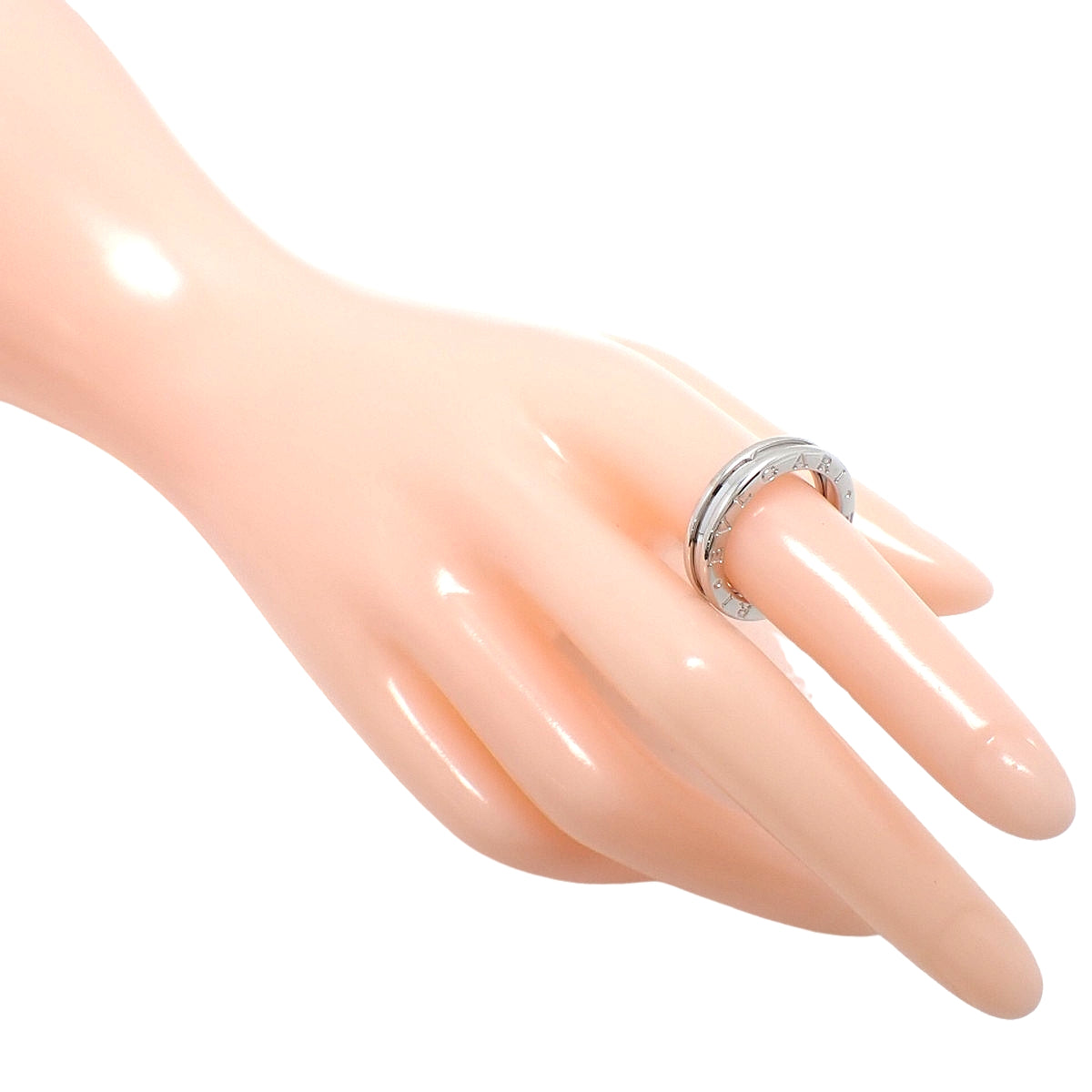 B.zero1 Ring XS White Gold K18WG 55 6.7g