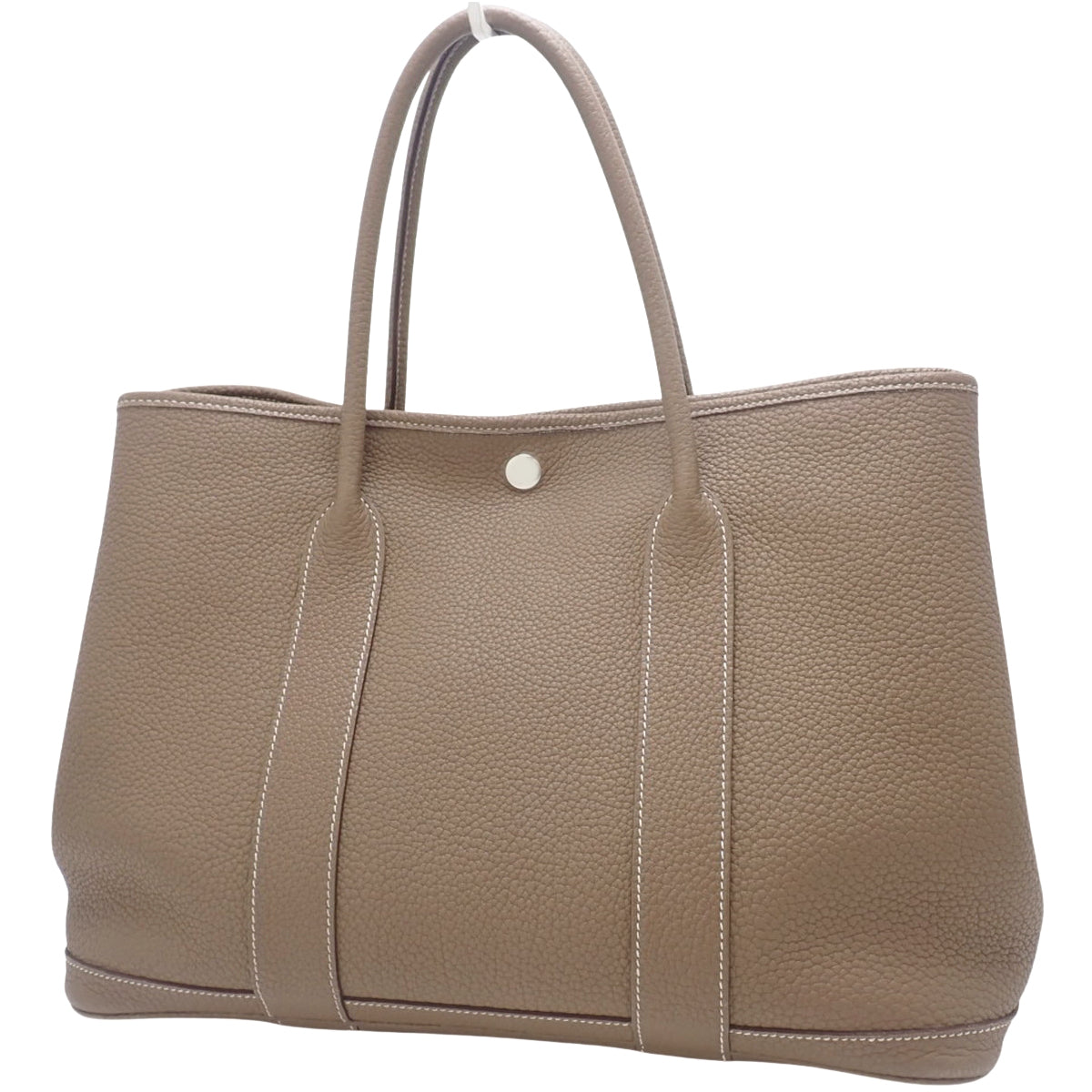 花园派对 PM Negonda Etoupe/Etoupe 银色五金 A 邮票