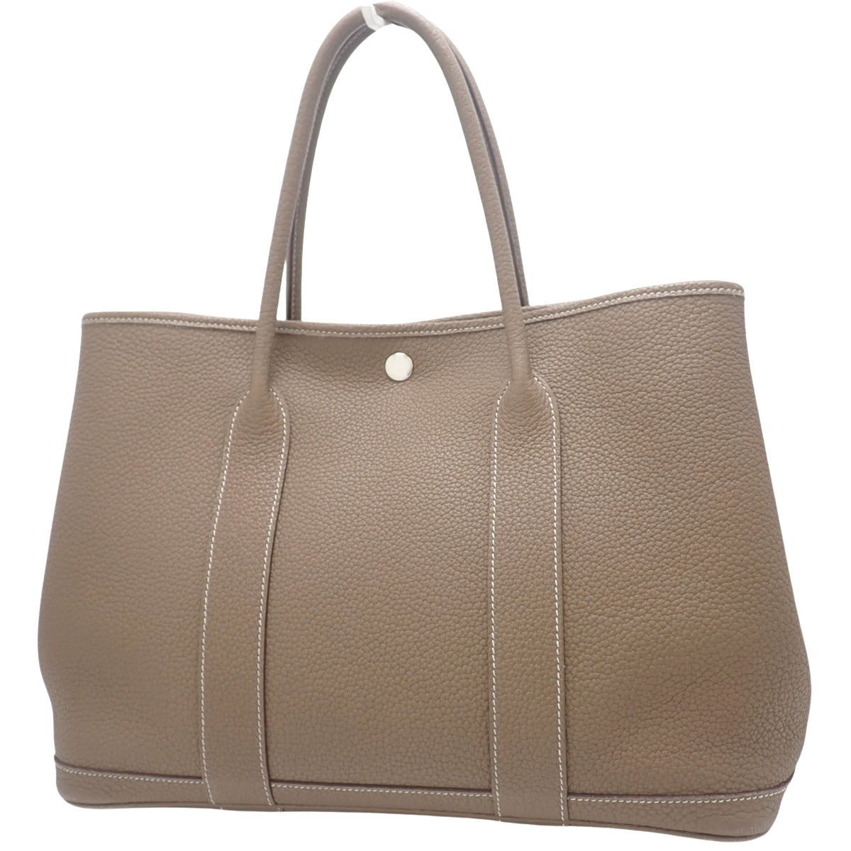 花园派对 PM Negonda Etoupe/Etoupe 银色五金 A 邮票