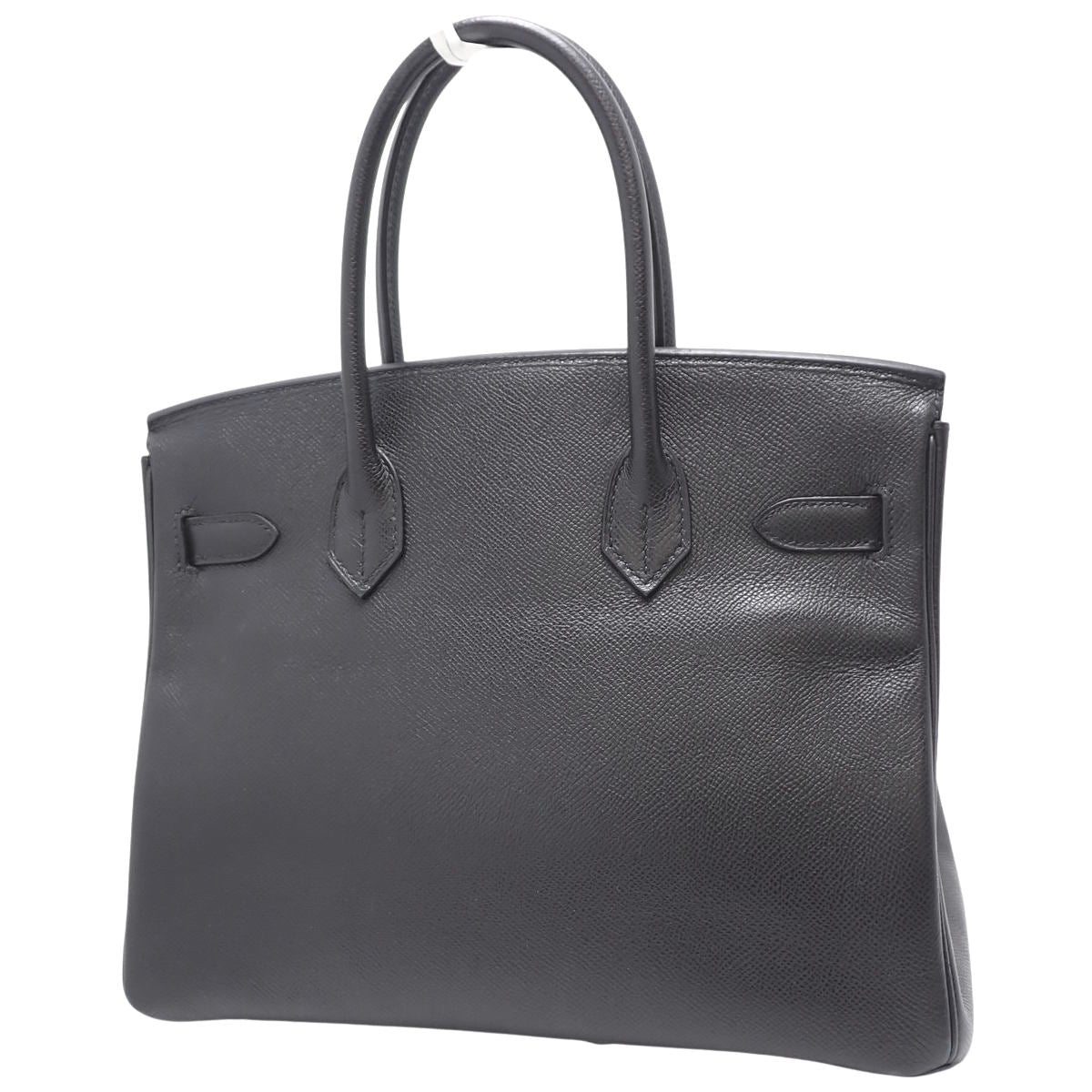 Birkin 30, Epsom leather, palladium hardware, black, K stamp