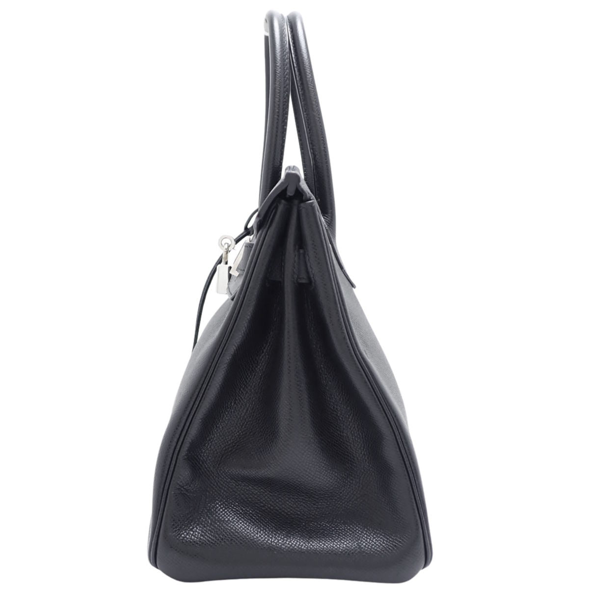Birkin 30, Epsom leather, palladium hardware, black, K stamp