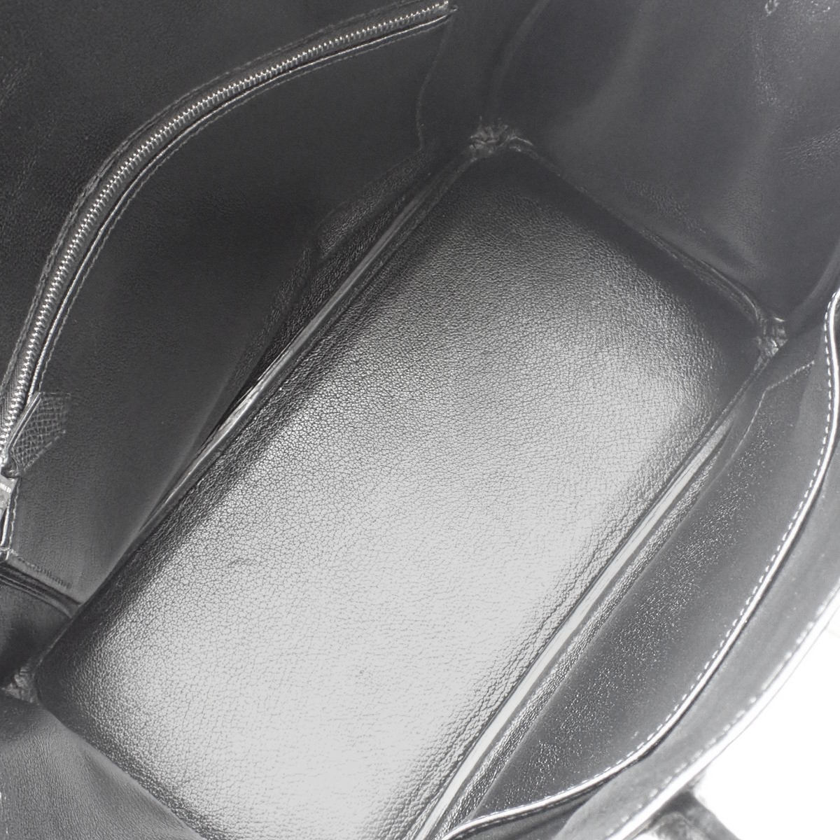 Birkin 30, Epsom leather, palladium hardware, black, K stamp