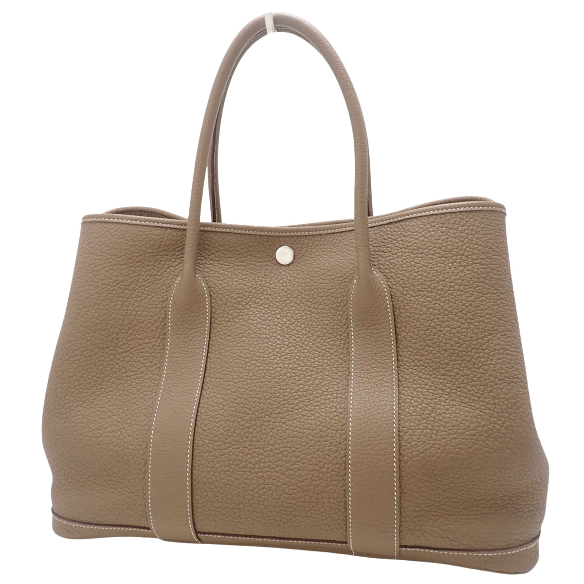 Garden Party PM Negonda Etoupe/Etoupe Silver Hardware C Stamp