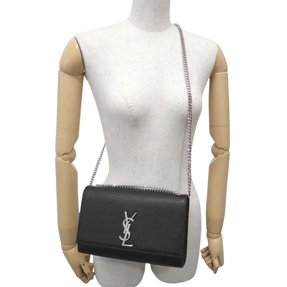 Kate Medium Leather Black 364021