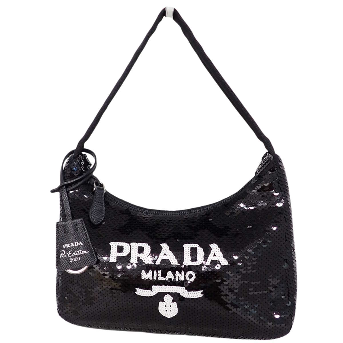 Re-Edition 2000 ミニバッグ スパンコール NERO ネロ 1NE515