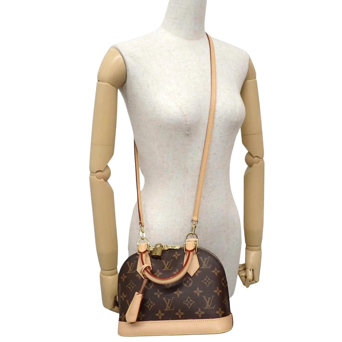 Monogram Alma BB Monogram Canvas Brown M46990