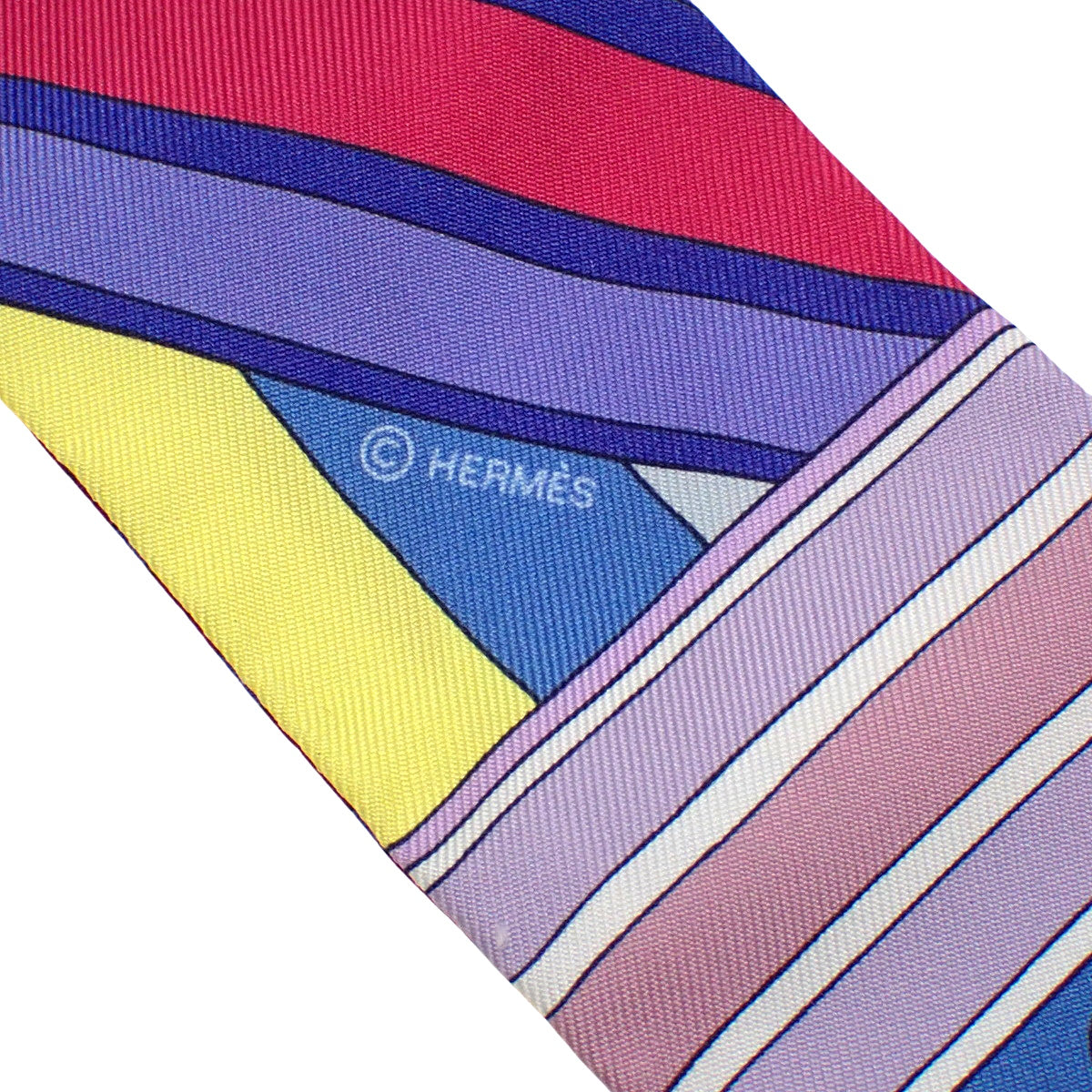 SANGLES EN ZIGZAG ジグザグのサングル ツイリー シルク