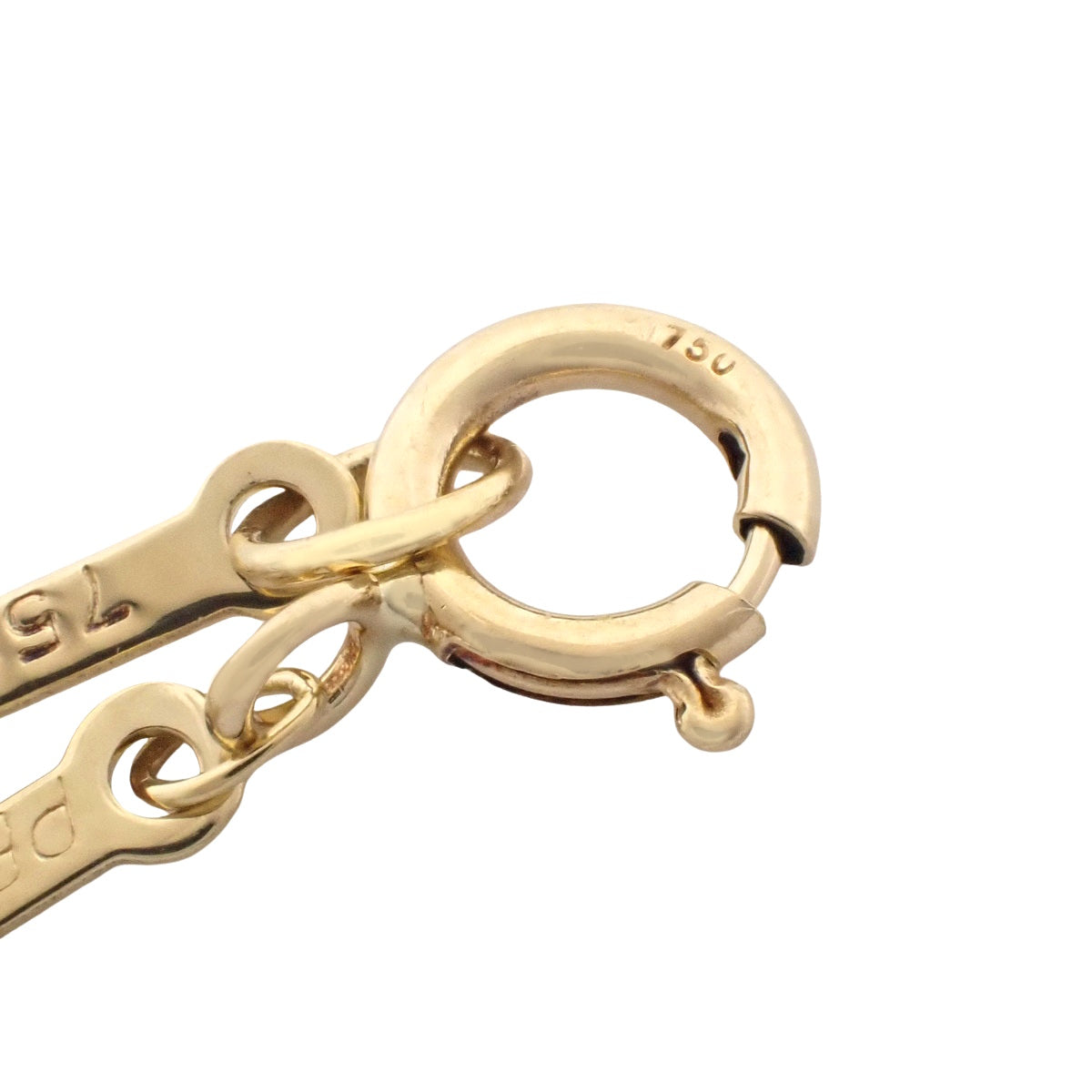 按码出售的单钻手链,K18YG镀金,0.8克