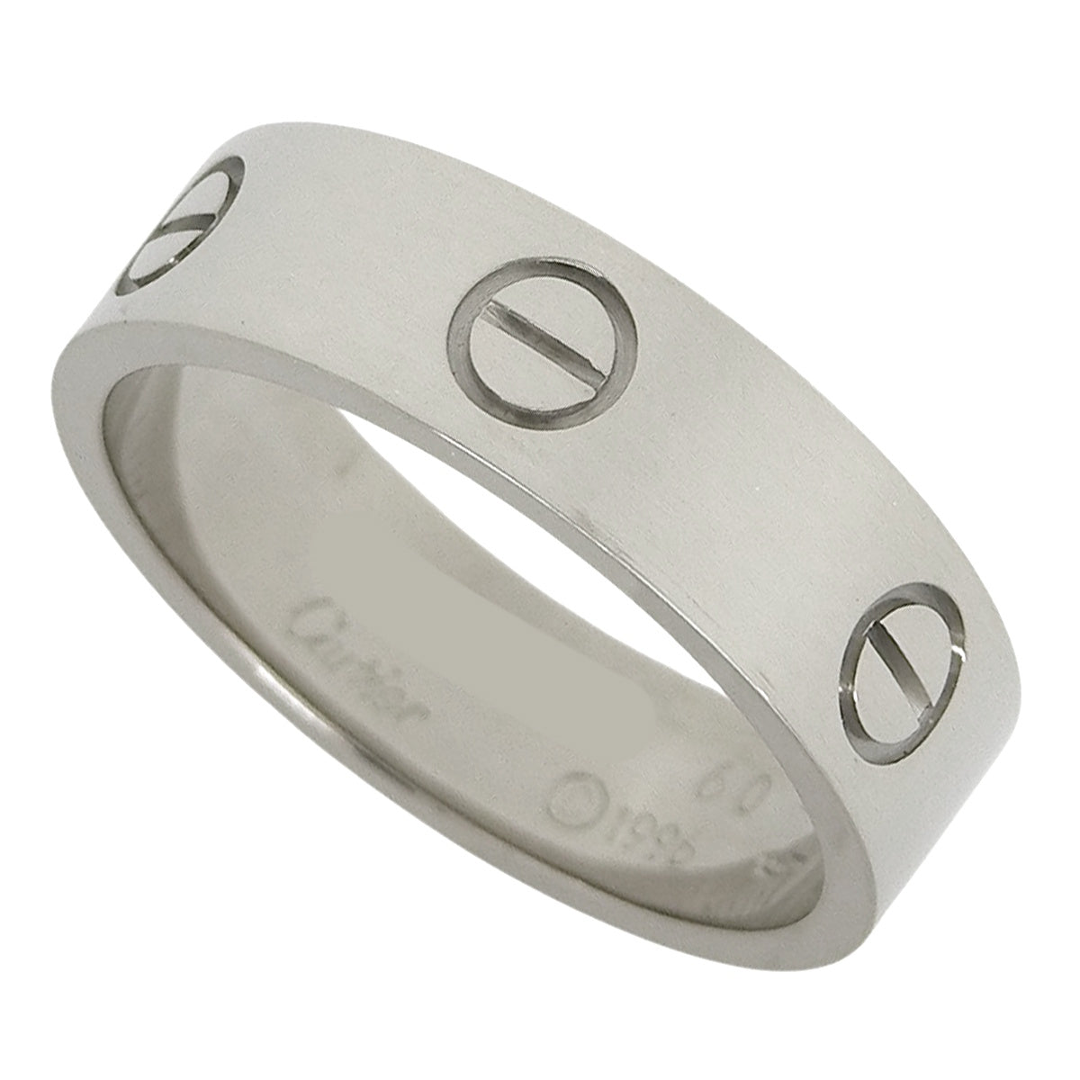 LOVE Ring White Gold K18WG 9.4g