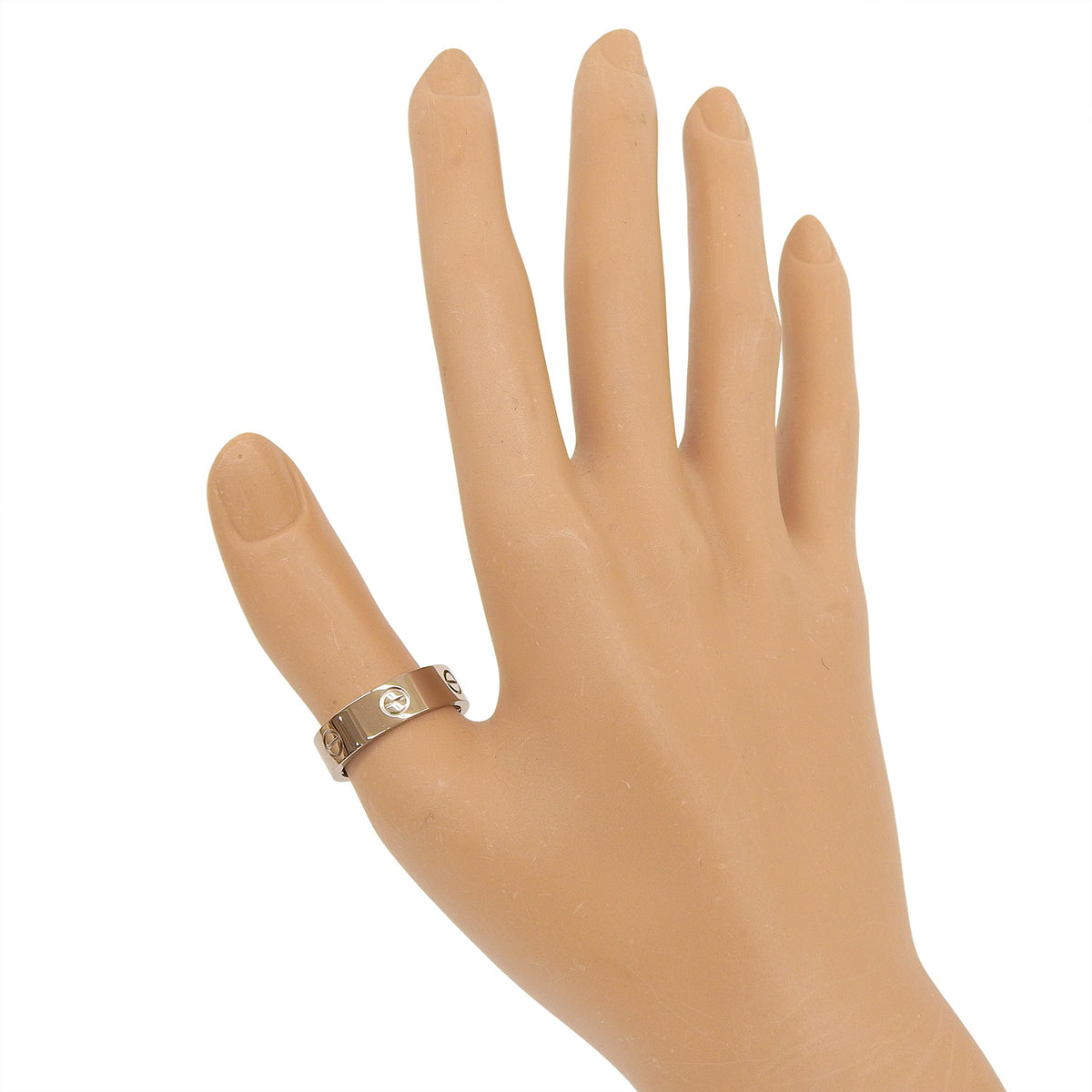 LOVE Ring White Gold K18WG 9.4g