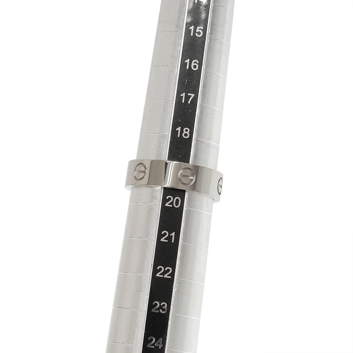 LOVE戒指,18K白金,9.4克