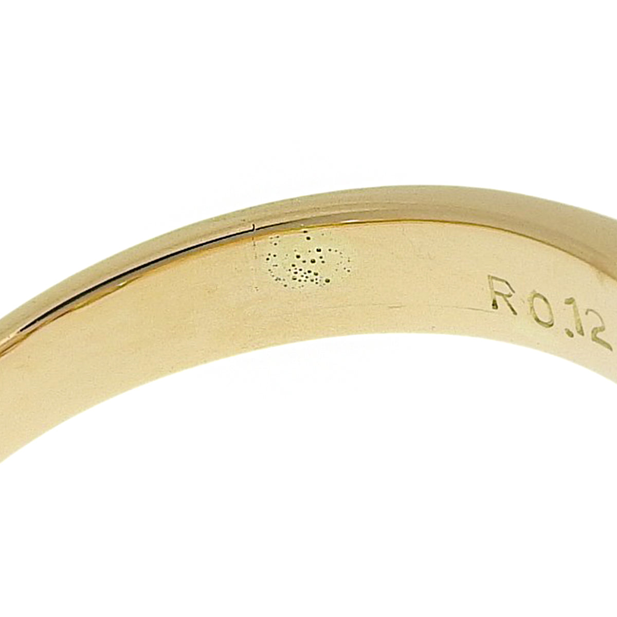 戒指 红宝石/钻石 R0.12/D0.06 黄金 K18YG 5.9g