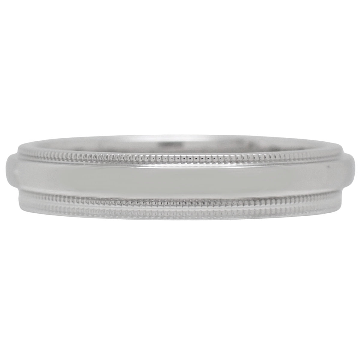 Milgrain Band Ring Platinum Pt950 5.4g