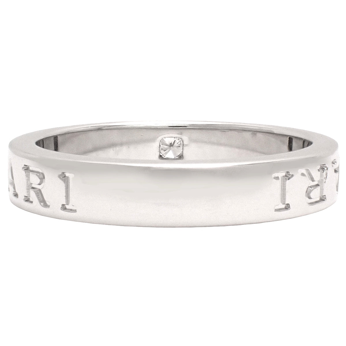 Bvlgari Bvlgari 戒指 钻石 白金 K18WG 7.4g