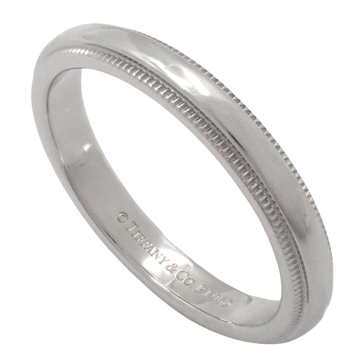 ミルグレイン バンド リング プラチナ Pt950 5.8g