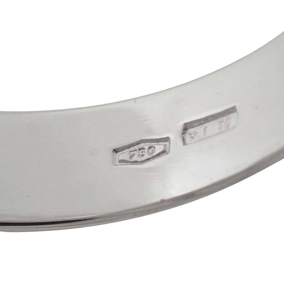 アイコン スリムリング ホワイトゴールド K18WG 3.7g