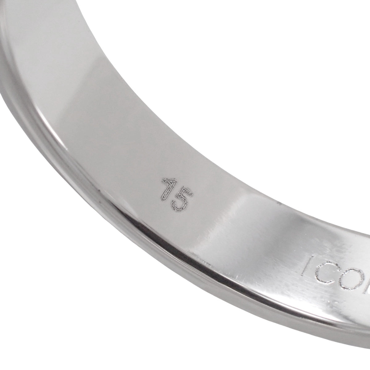 Icon Slim Ring White Gold K18WG 3.7g