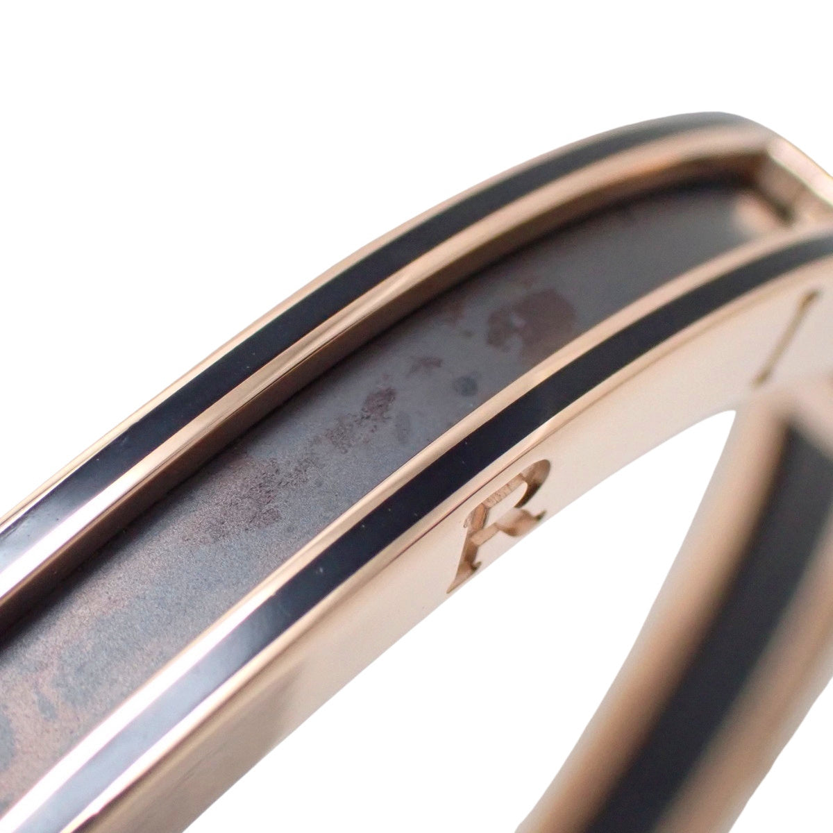 ビー・ゼロワン ブレスレット ピンクゴールド PG セラミック CE