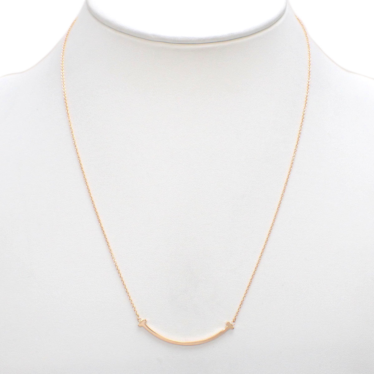 Tスマイル ペンダント スモール ピンクゴールド K18PG 2.9g