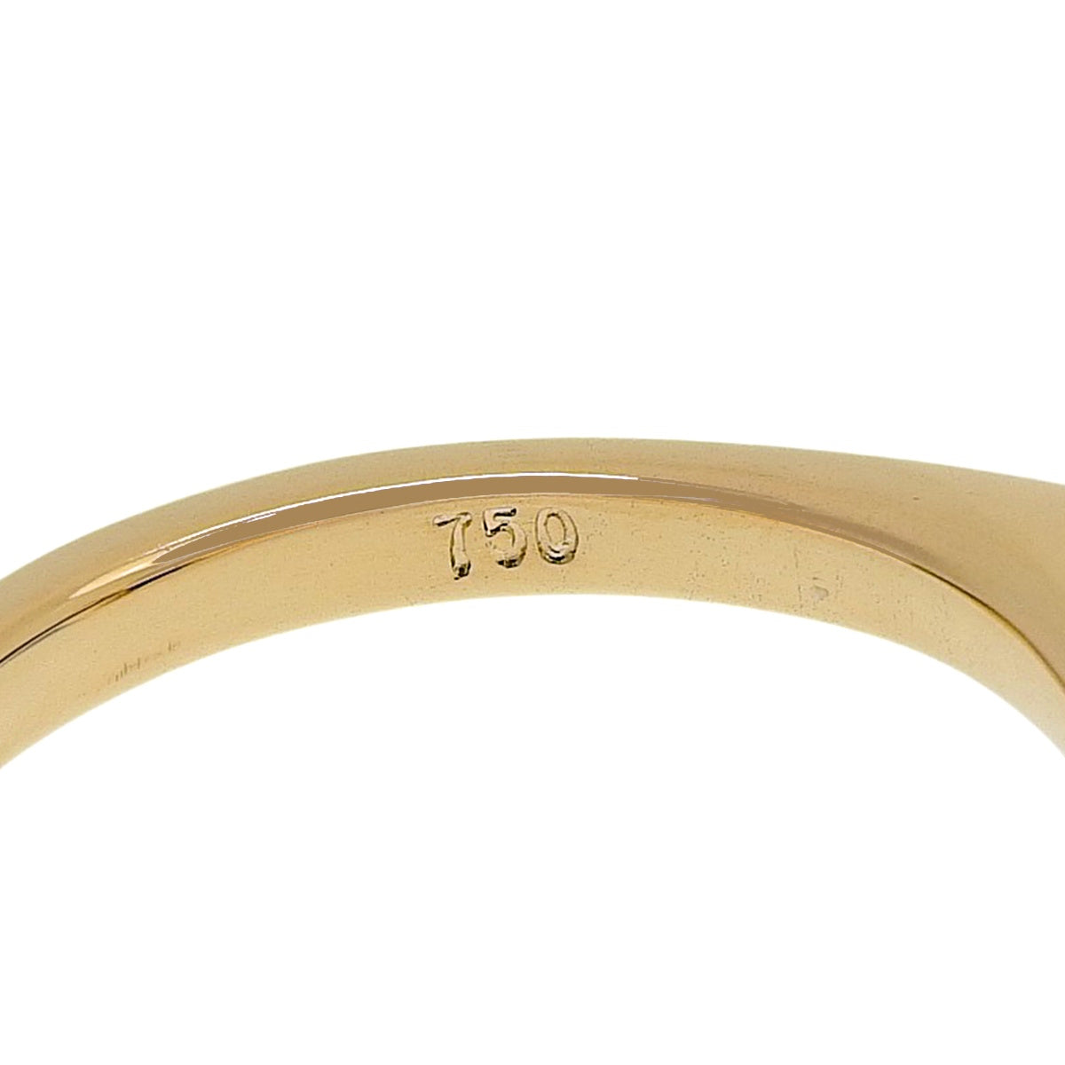 ノット リング イエローゴールド K18YG