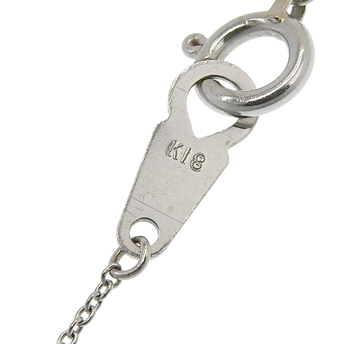 ダイヤモンド ハートネックレス D0.50 ホワイトゴールド K18WG ピンクゴールド K18PG 4.3g