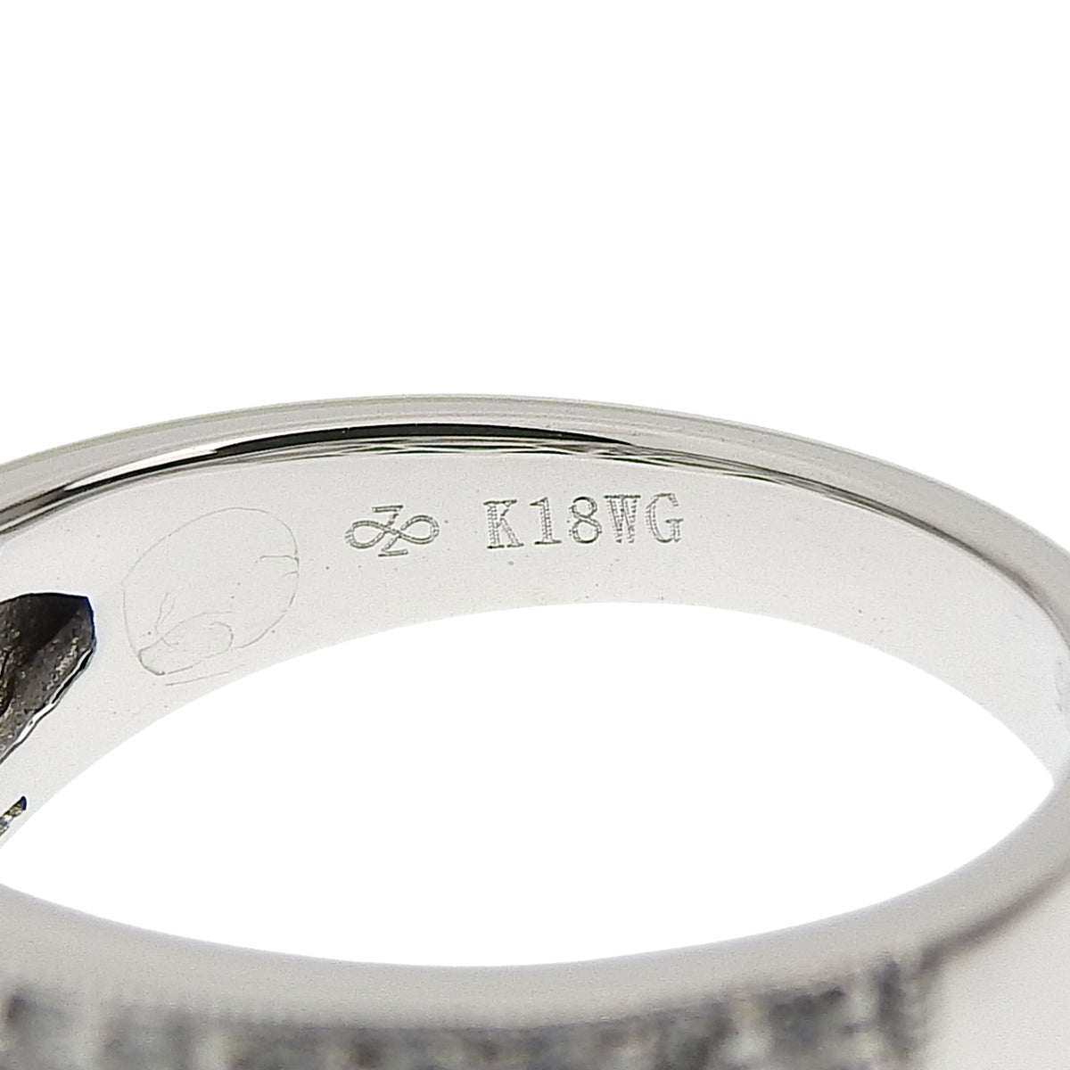 Diamond Ring D0.35,0.16 White Gold K18WG 6.4g