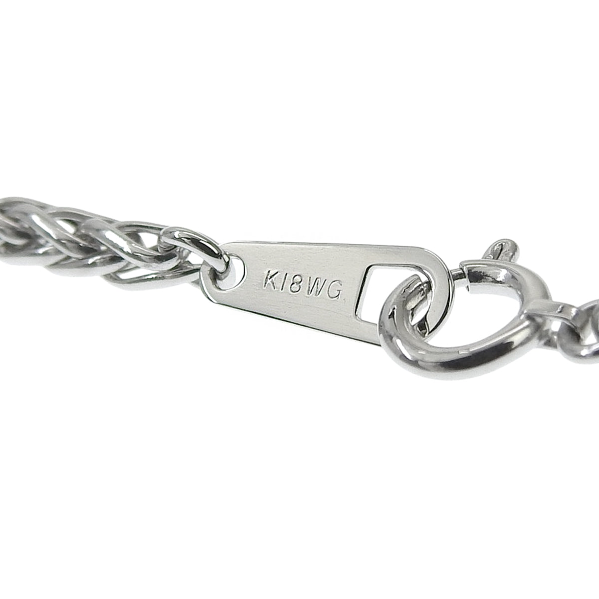 Diamond Necklace D1.02 K18WG 15.7g