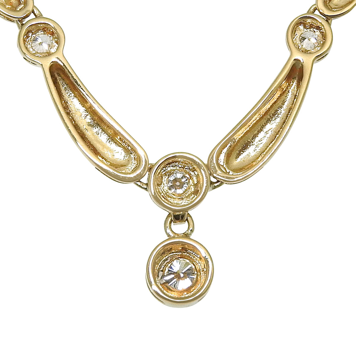 Diamond Necklace D0.61 Yellow Gold K18YG 15.8g