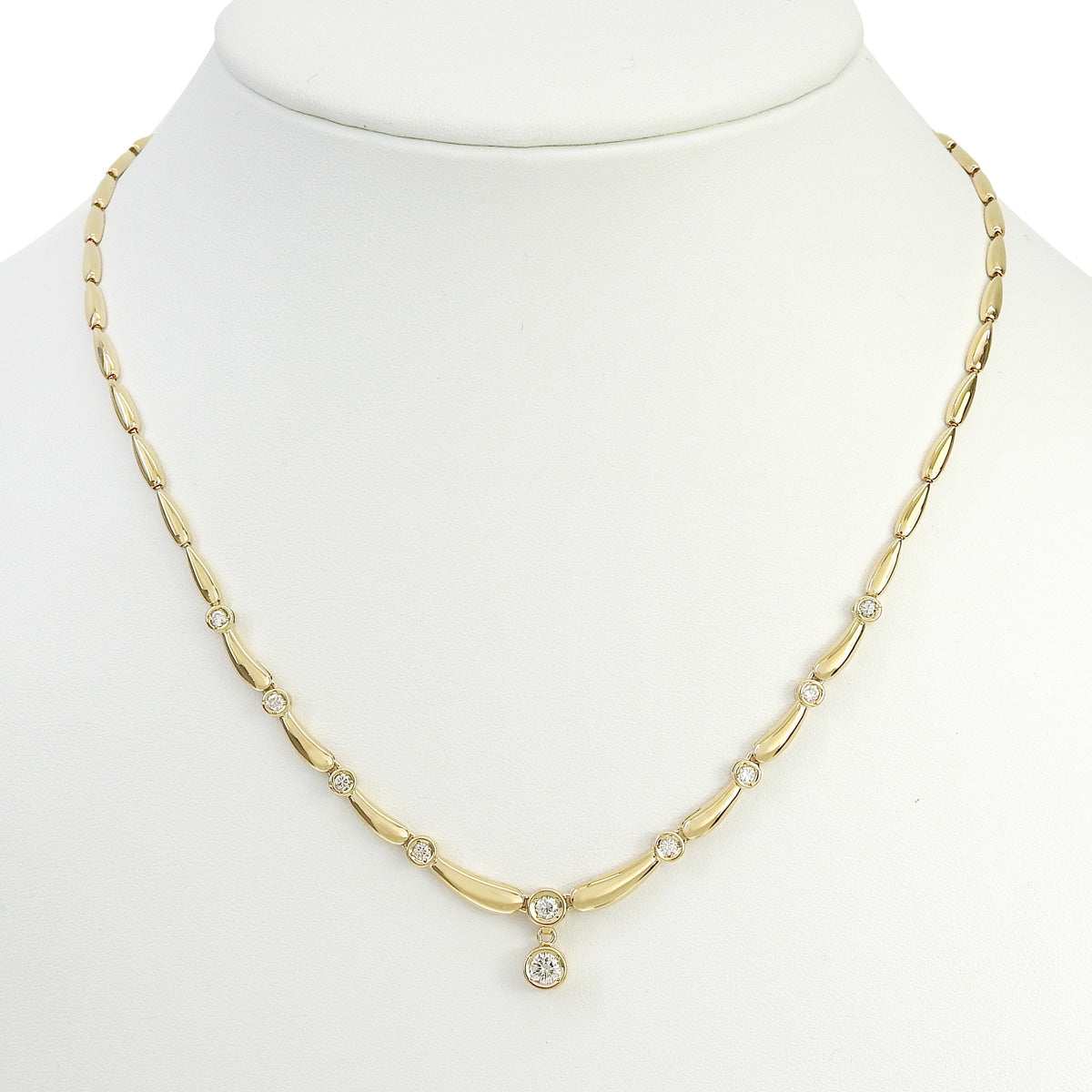 Diamond Necklace D0.61 Yellow Gold K18YG 15.8g