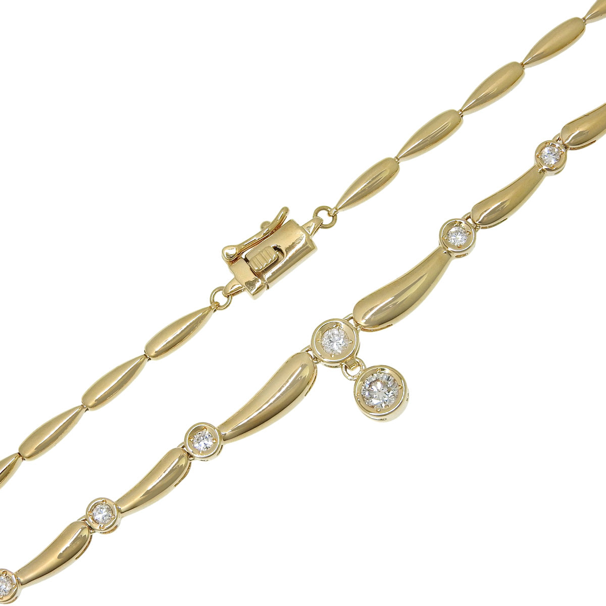 Diamond Necklace D0.61 Yellow Gold K18YG 15.8g