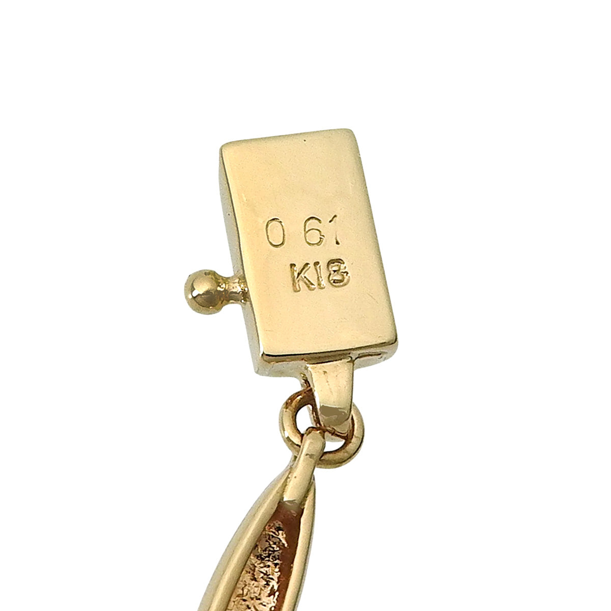 Diamond Necklace D0.61 Yellow Gold K18YG 15.8g