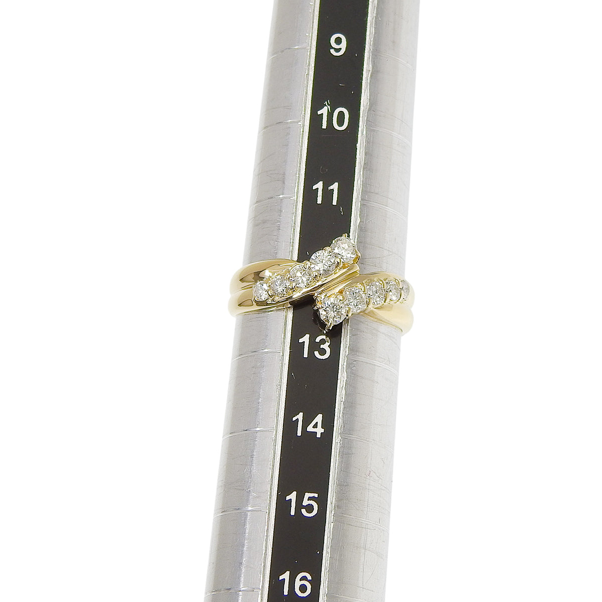 Diamond ring D0.50 K18YG 3.5g