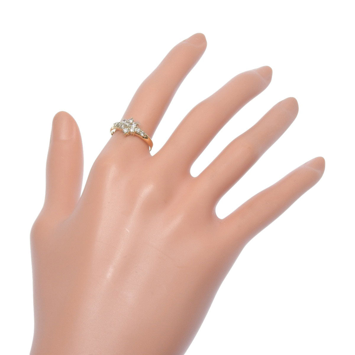 Diamond ring D0.50 Yellow gold K18YG 2.1g