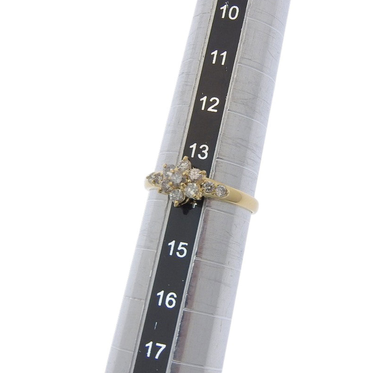 Diamond ring D0.50 Yellow gold K18YG 2.1g