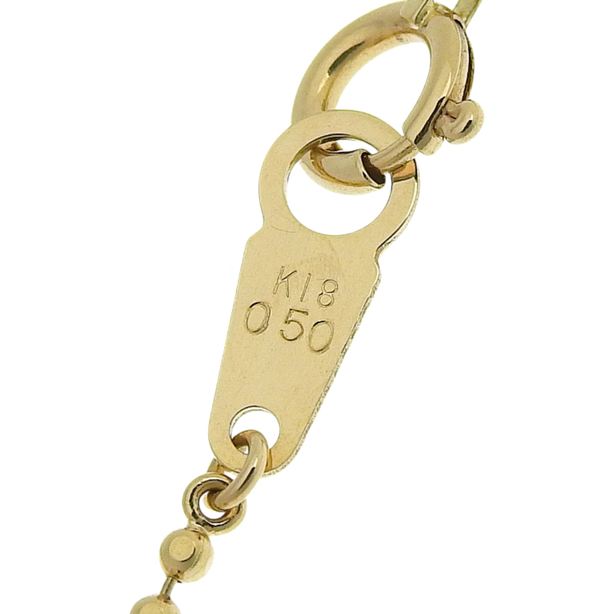 13颗钻石项链,D0.50,18K黄金,6.6克