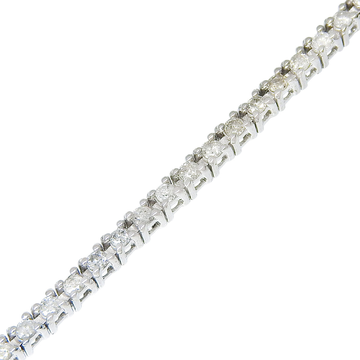 Tennis Diamond Bracelet D1.00 White Gold K18WG 5.8g