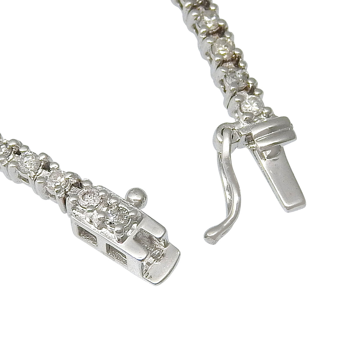 Tennis Diamond Bracelet D1.00 White Gold K18WG 5.8g