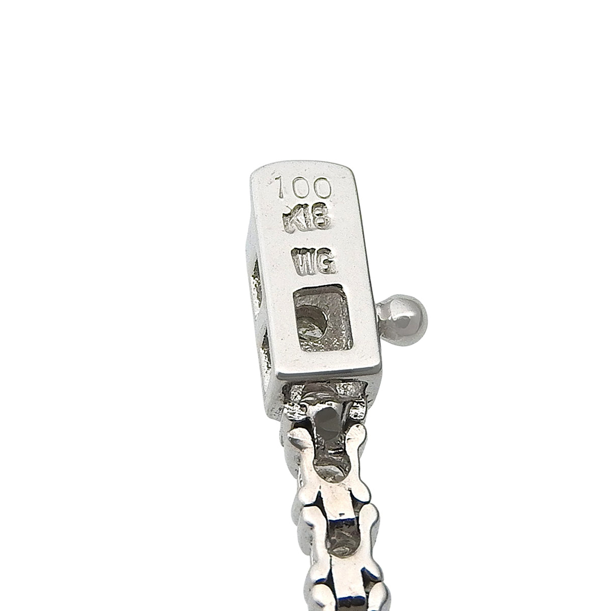 Tennis Diamond Bracelet D1.00 White Gold K18WG 5.8g