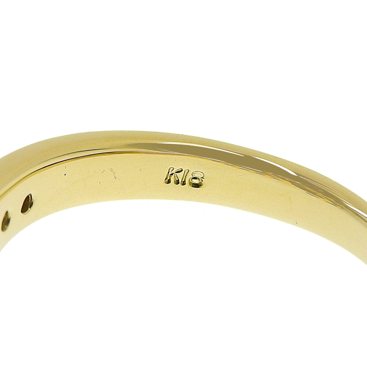 Sapphire and diamond ring, size S1.01/D0.22, 18K yellow gold, 5.8g