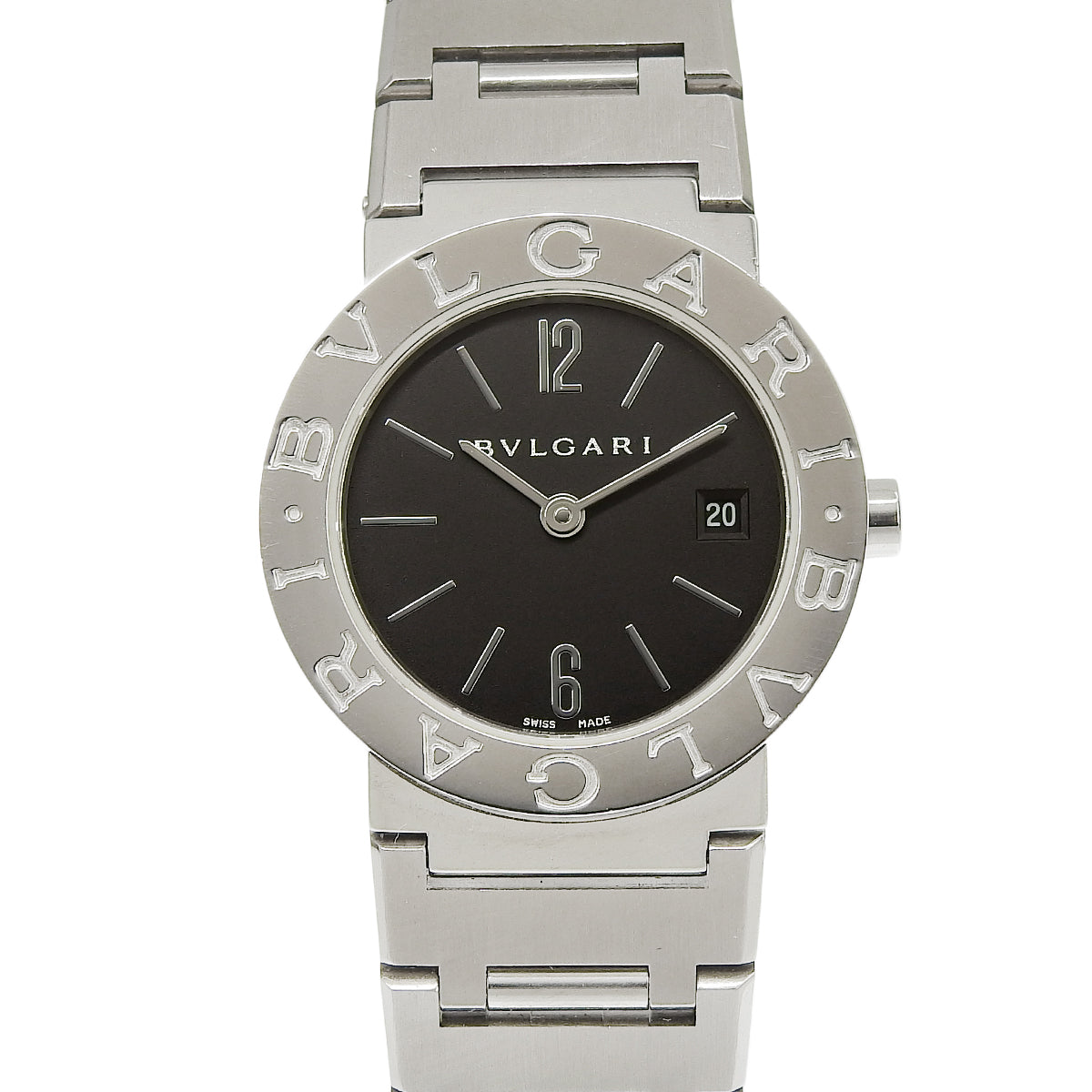 BVLGARI BVLGARI BB26SS SS Black Quartz Ladies