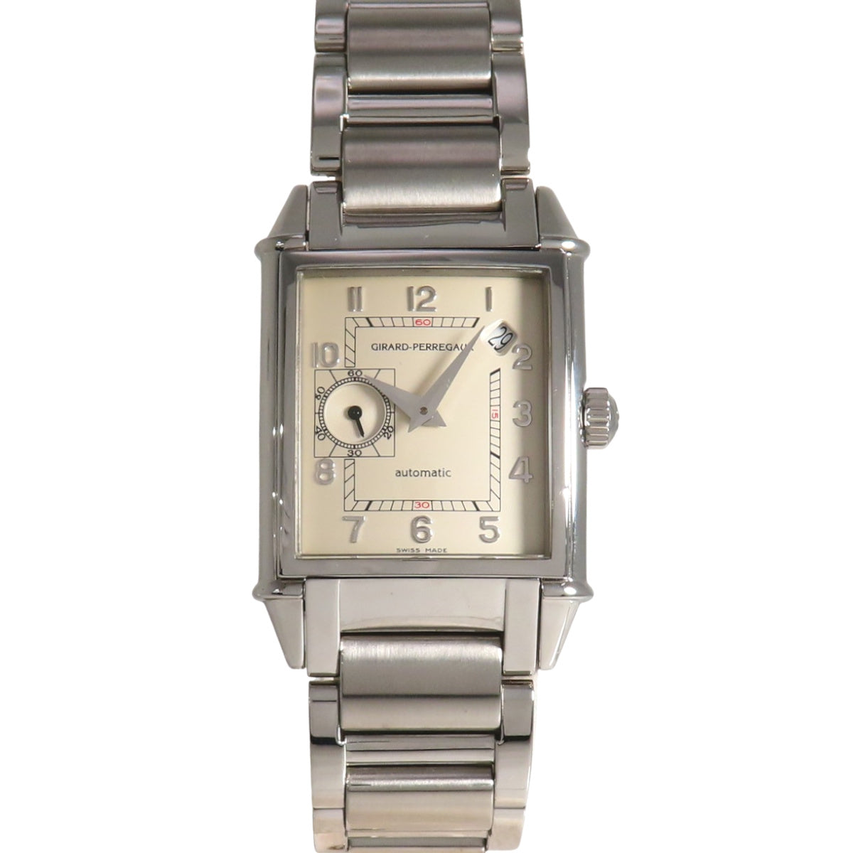 Vintage 1945 25932 SS Ivory Automatic Men's Watch