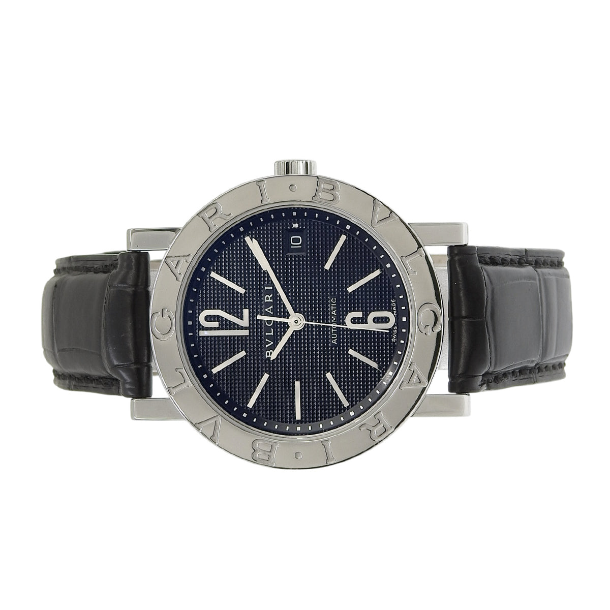 Bvlgari Bvlgari BB38SL SS Black Automatic Men's