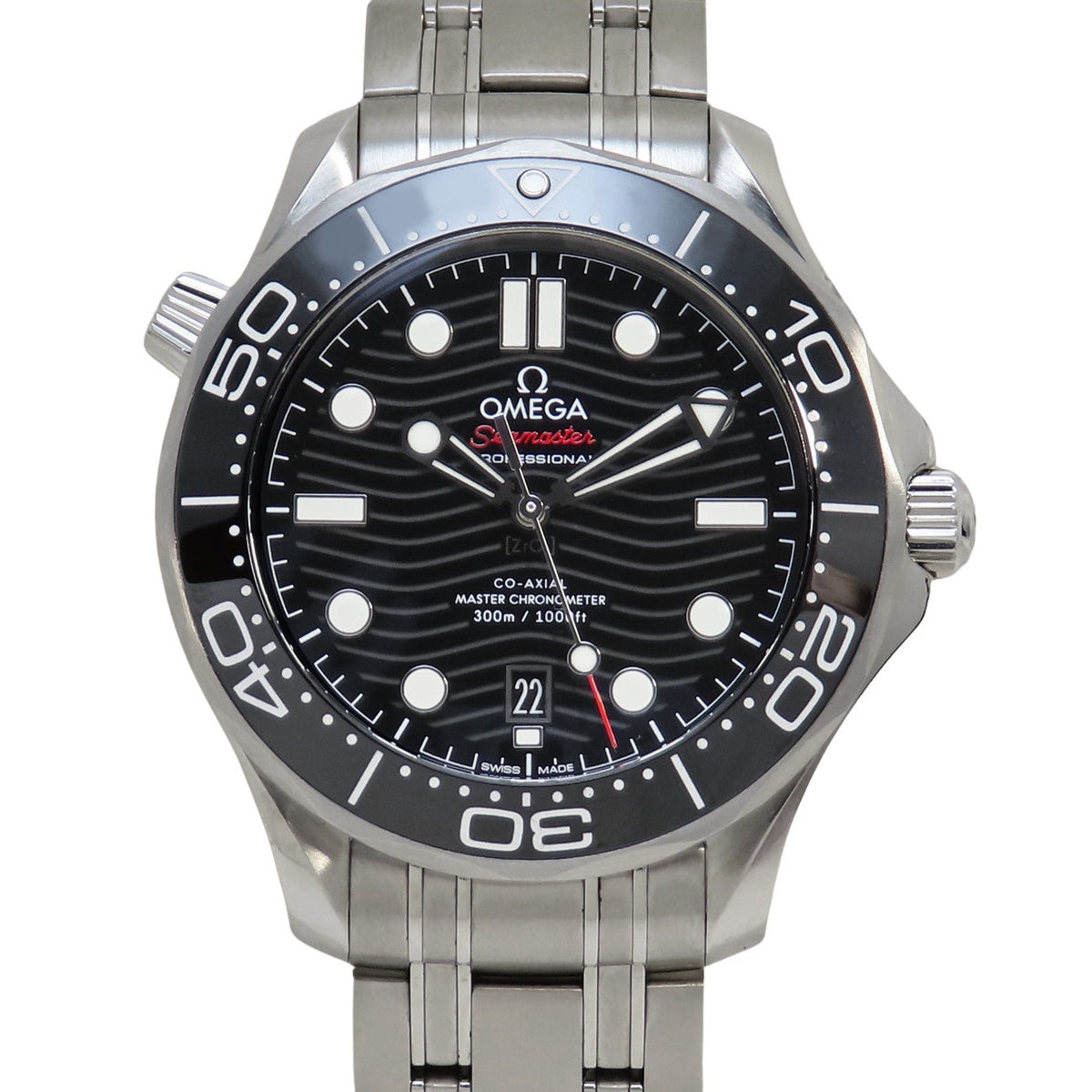 シーマスターダイバー300m 210.30.42.20.01.001 SS ブラック 自動巻き メンズ