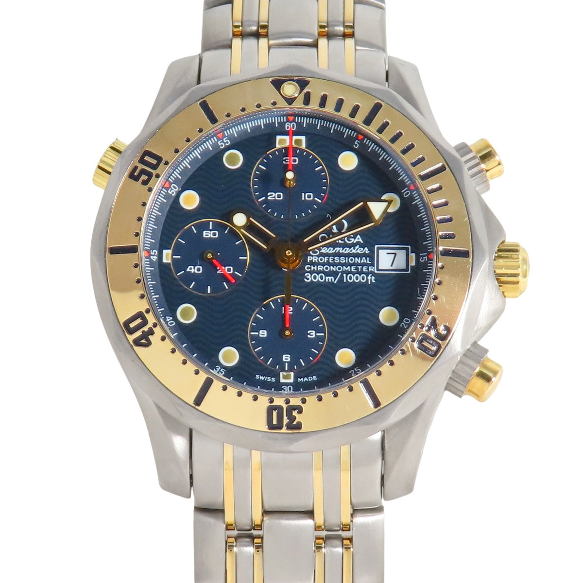 シーマスター ダイバー 300M 2297.8 TI/YG 自動巻き メンズ