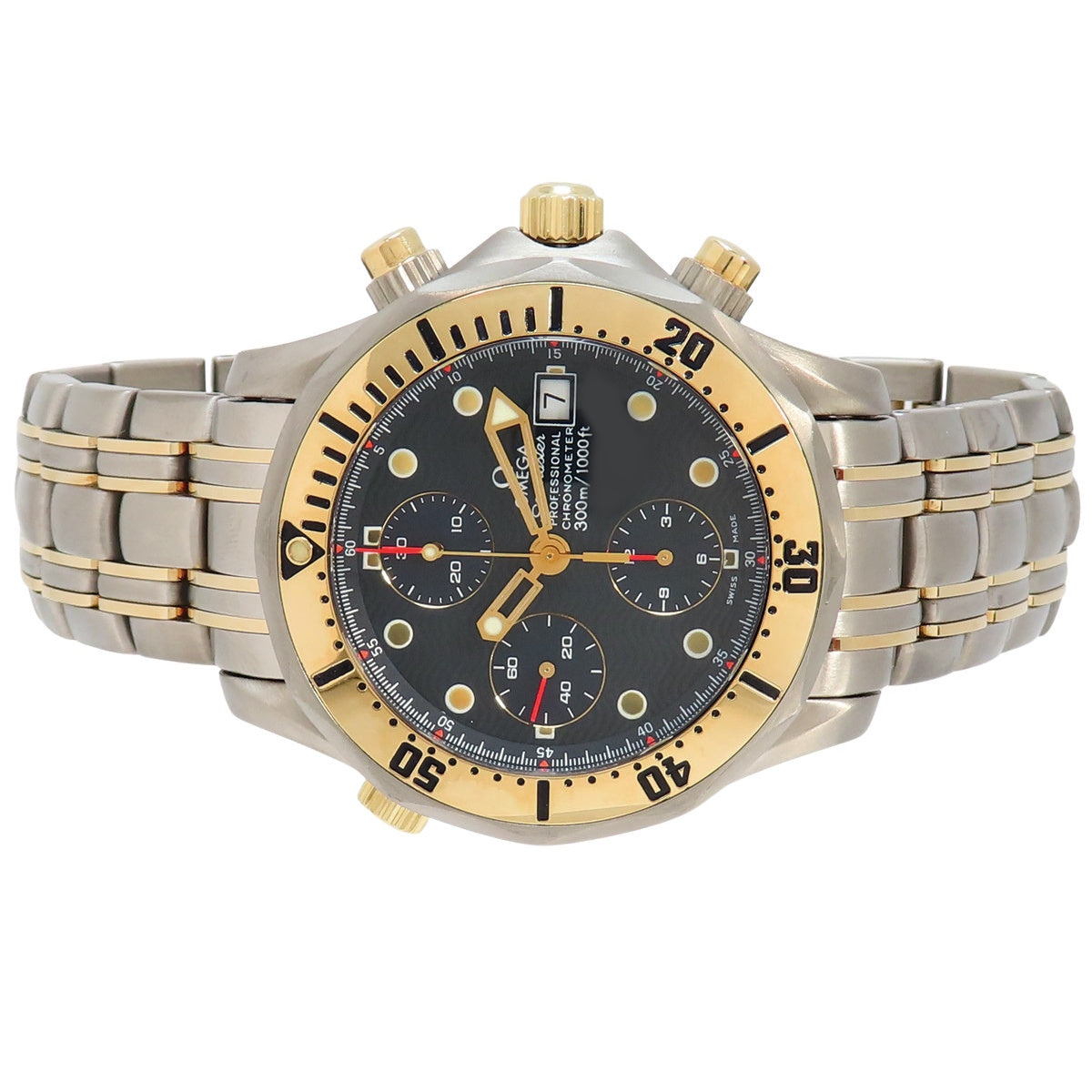 シーマスター ダイバー 300M 2297.8 TI/YG 自動巻き メンズ