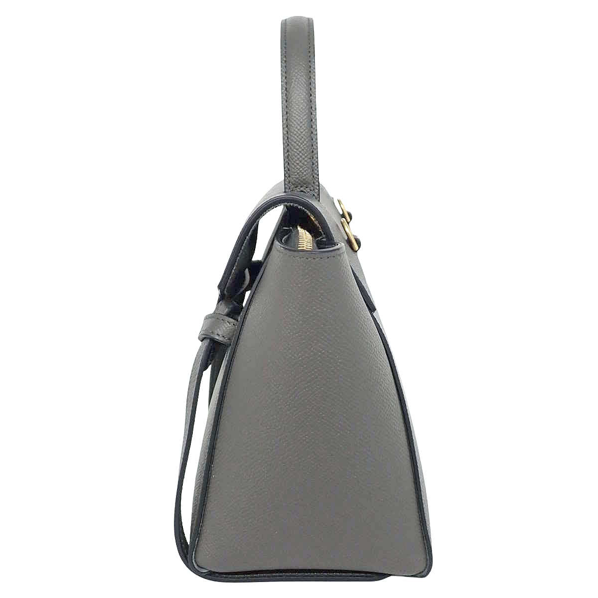 Nano Belt Bag 灰色粒面小牛皮腰包 189003ZVA