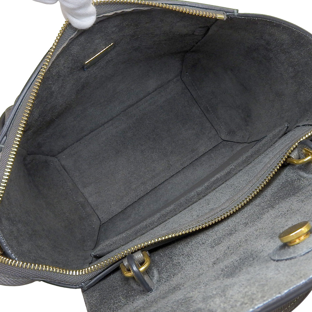 ベルトバッグ グレインドカーフスキン グレー 189103ZVA.18LT